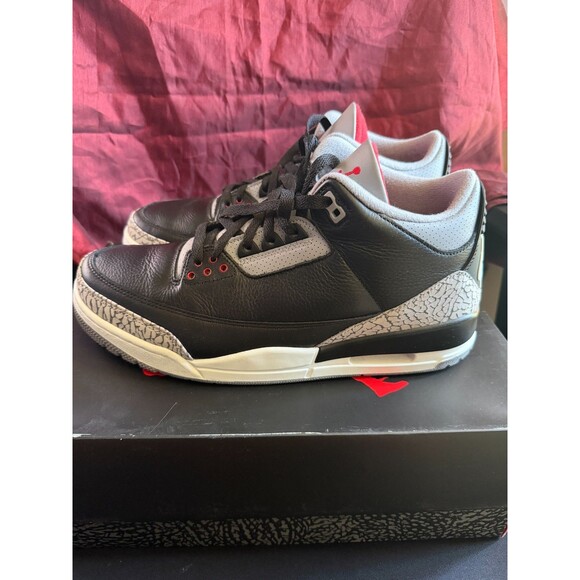 Size 11.5 - Air Jordan 3 Retro OG 2024 Black Cement - Excellen Condition w/ BOX